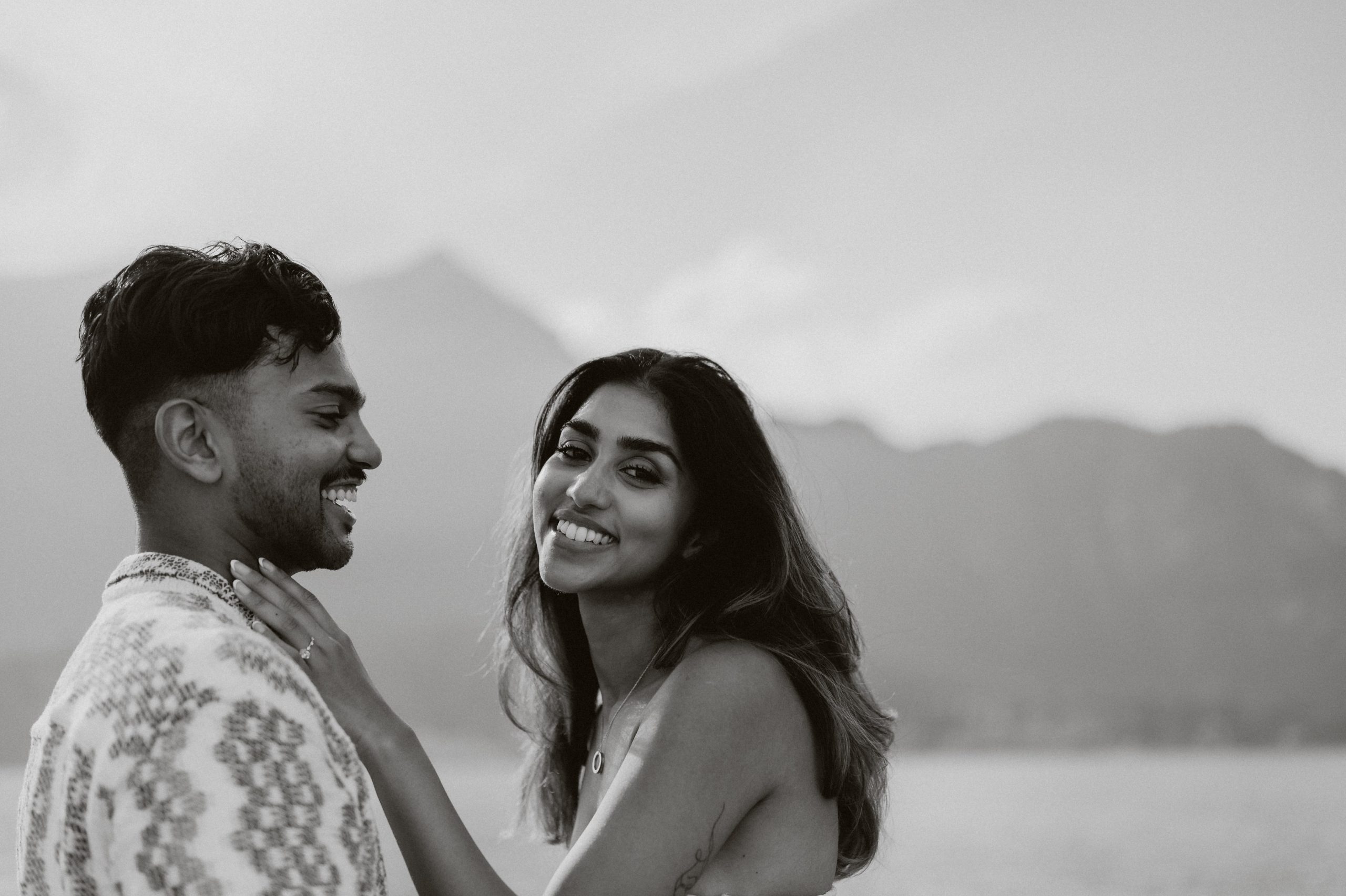 Lake como engagement photoshoot