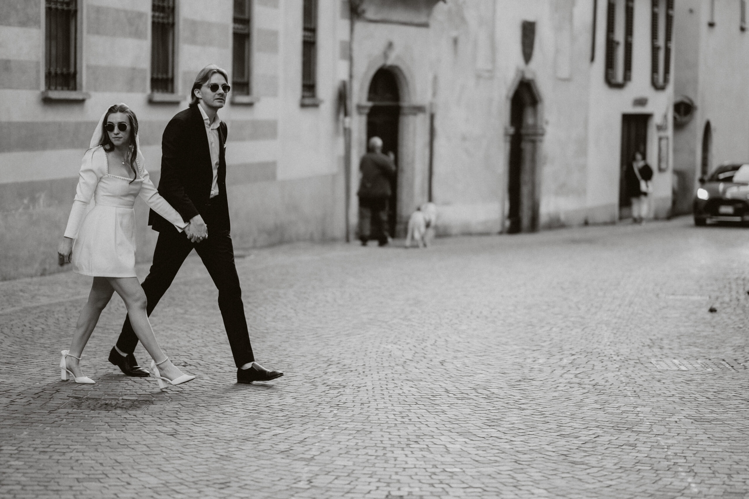 Luxury elopement shooting on Lake Como