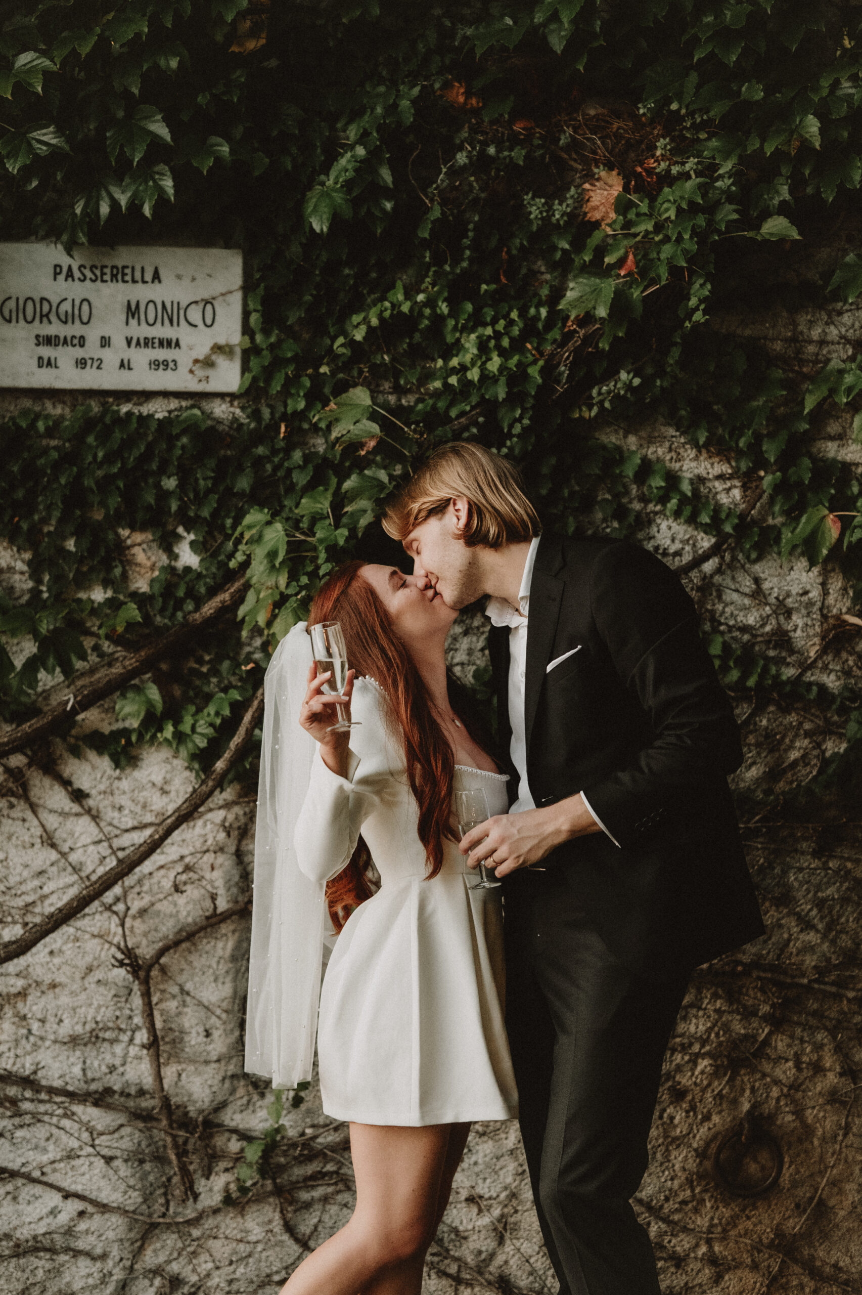 Luxury elopement shooting on Lake Como